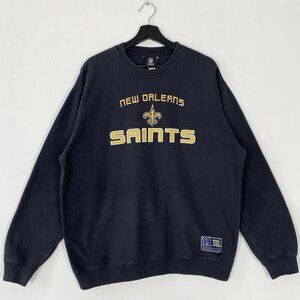 Vintage New Orleans Saints Crewneck Sweatshirt, New Orleans NFL Football Shirt